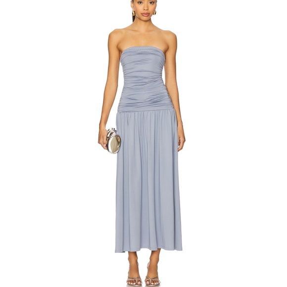 Nia Santal Dress in Blue - Picture 2 of 3